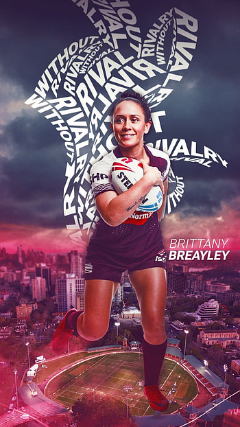 Brittany Breayley, Rugby League HD phone wallpaper