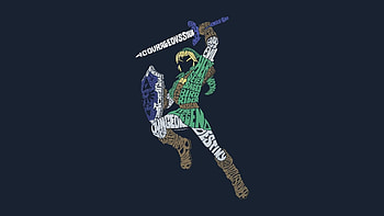 screen: Link The Legend of Zelda simple background . HD wallpaper