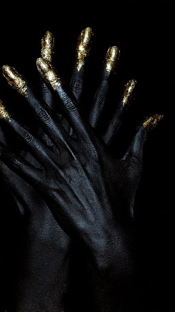 Black Aesthetic, Black Hand HD phone wallpaper