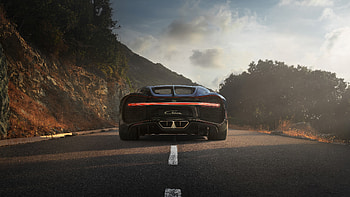 2023 Bugatti Chiron Rear, bugatti-chiron, cars, 2023-cars, behance HD wallpaper