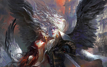 Symphony of the Night, castlevania, magic, sword, video game, fantasy, vampire, dark HD wallpaper
