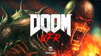 Doom VFR 2017, doom, 2017-games, skull HD wallpaper
