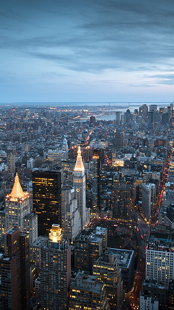 Manhattan Skyline, Travels, Manhattan , Cityscape views HD phone wallpaper