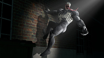 Venom In Spotlight Artwork, venom-movie, venom, superheroes, artwork, digital-art, deviantart HD wallpaper