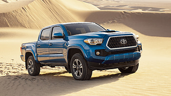 Toyota Tacoma, Blue color, Sand, Latest cars HD wallpaper
