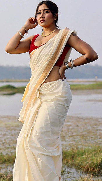 Sophia, tiktok star, saree beauty HD phone wallpaper