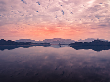 Nature, Sky, Clouds, Horizon, Lake, Reflection HD wallpaper