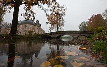 Nature, Rivers, Sky, Bridge HD wallpaper