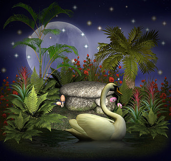 ✼Adorable El Mundo✼, plants, premade, layout, cute, digital art, mushroom, butterflies, butterfly, animals, sparkle, trees, adorable, stock , roses, beautiful, grass, El Mundo, rocks, backgrounds, leaves, pretty, nature, flowers, swan, lovely HD wallpaper