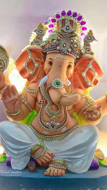 Ganesh, Lord, Mangalmurti HD phone wallpaper