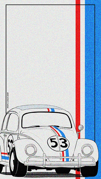 Herbie movies, Herbie fusca, Herbie desenho, Fusca HD phone wallpaper