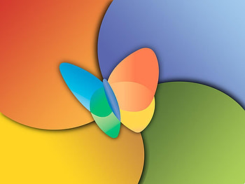 Butterfly, abstract HD wallpaper