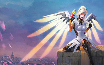 Mercy Overwatch Artwork 3, mercy-overwatch, overwatch, games, xbox-games, ps-games, pc-games, deviantart, artwork, artist, digital-art HD wallpaper