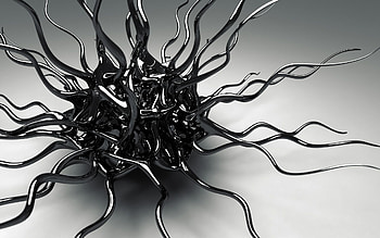3D, Form, Metal, Silver, Alloy HD wallpaper