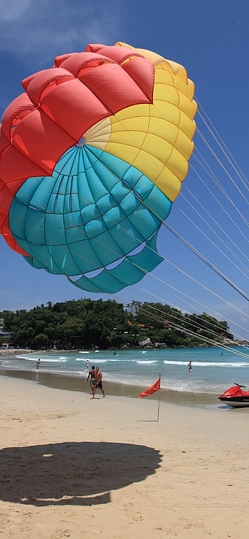 Parachute thrill, Live , Ryan Anderson creation, Adrenaline rush HD phone wallpaper