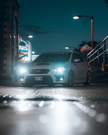 Subaru, Cars, Lights, Car, Machine, Glow, Headlights HD phone wallpaper