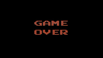 digital Art, GAME OVER, Minimalism, Text, Video Games, Retro Games HD wallpaper