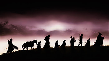 The-lord-of-the-ring-the-fellowship-of- HD wallpaper