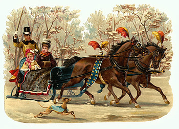 Vintage card, card, horse, art, vintage HD wallpaper