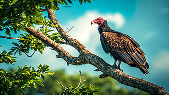 Majestic Vulture in Ultra, vulture, bird, nature, Wildlife, tree HD wallpaper