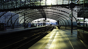 Cities, Berlin, City, Railway, Station, Railway Station HD wallpaper