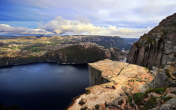 Landscape, Rivers, Mountains HD wallpaper