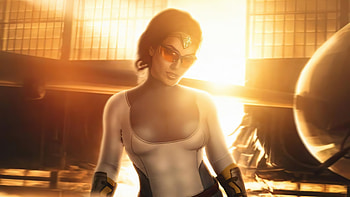 Diana Prince Agent Cosplay , diana-prince, wonder-woman, superheroes, artist, artwork, digital-art, cosplay HD wallpaper