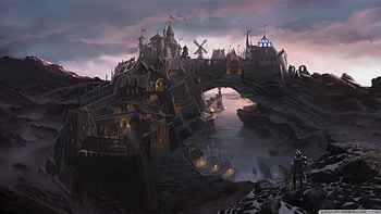 Cool Skyrim Dual Monitor HD wallpaper