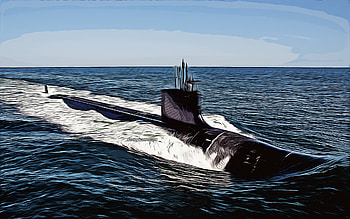 USS Delaware, , vector art, SSN-791, submarines, United States Navy, US army, abstract ships, battleship, US Navy, Los Angeles-class, USS Delaware SSN-791 HD wallpaper
