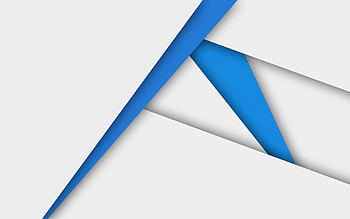 material design, white and blue, geometric shapes, white backgrounds, geometric art, creative, background with lines HD wallpaper