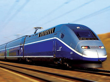 train a grande vitesse, abstract, graphy HD wallpaper