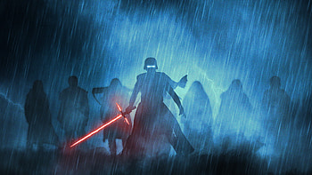 Kylo Ren With His Knights, kylo-ren, star-wars, artist, artwork, digital-art, behance HD wallpaper