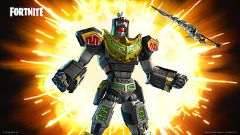 video game, Fortnite, Power Rangers HD wallpaper