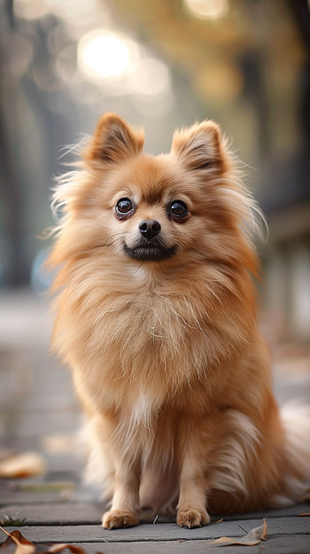 Cute Pomeranian for s, Pomeranian HD phone wallpaper