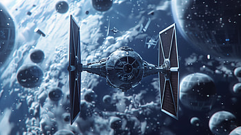 TIE Fighter Space Odyssey | Sci-Fi Fan Art, TIE Fighter, fan art HD wallpaper