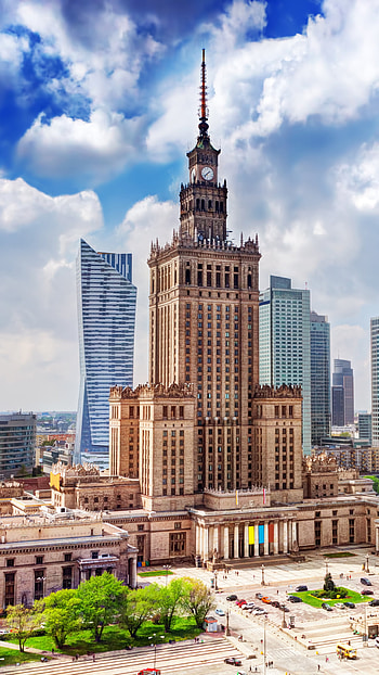 Warsaw, Man-made capital, Modern metropolis, Vibrant cityscape HD phone wallpaper