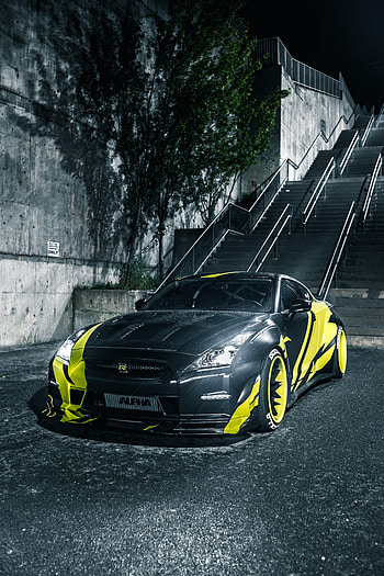 Sports, Nissan, Cars, Car, Pattern, Nissan 350Z, Sports Car, Side View HD phone wallpaper