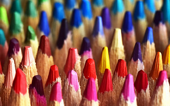 colored pencils, different color concepts, color selection concepts, wooden pencils HD wallpaper