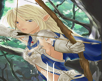 Hello, archer, anime, woman, beauty HD wallpaper