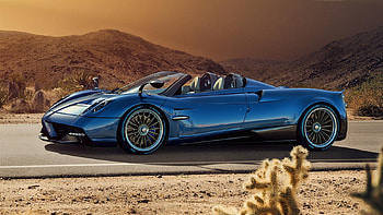 2017 Pagani Huayra, Sporty, 2017, Carbon Fiber, Blue HD wallpaper