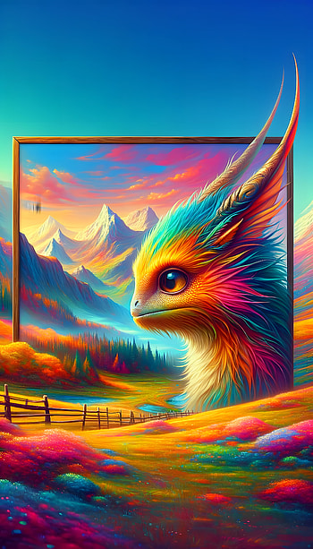 Electric Mirage HD phone wallpaper