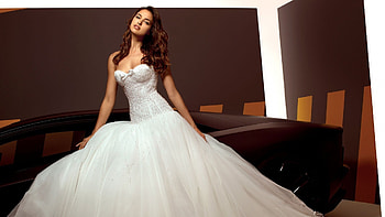 supermodel on her wedding day, sexy, teen, hot, cute, girl HD wallpaper