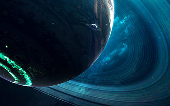 Planets, Universe, Rings, Space, Cosmic HD wallpaper