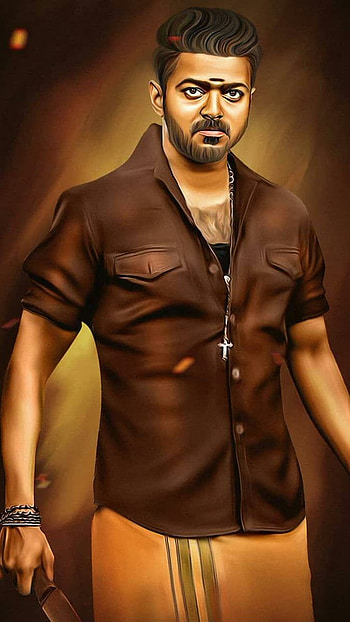 Vijay Mass, Bigil HD phone wallpaper