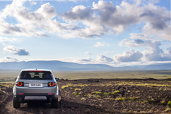 Nature, Land Rover, Cars, Car, Suv, Machine, Grey, Back View, Rear View, Land Rover Discovery HD wallpaper