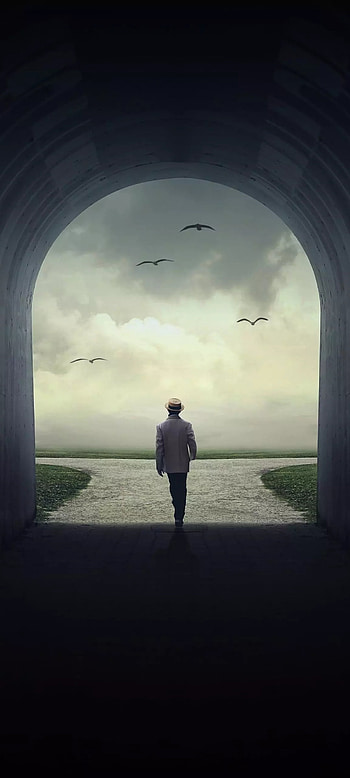 Go ur own way, atmosphere, cloud HD phone wallpaper