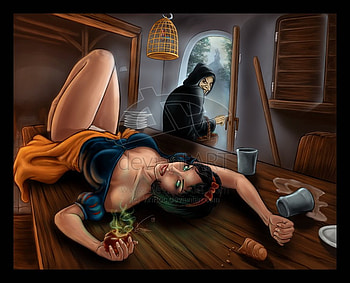 Snow White, other, fun, woman, witch HD wallpaper