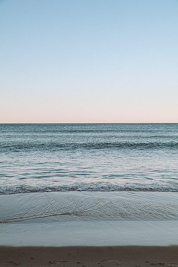 Nature, Sea, Beach, Sand, Horizon, Coast HD phone wallpaper