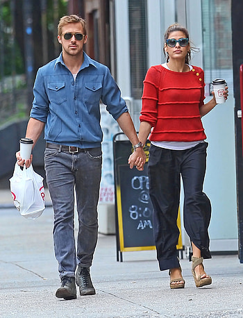 Ryan Gosling, Eva Mendes, Relationship HD phone wallpaper
