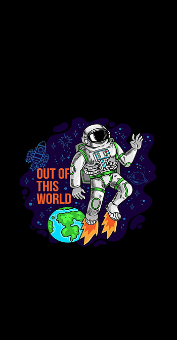 Morsy, astronaut, electric blue HD phone wallpaper